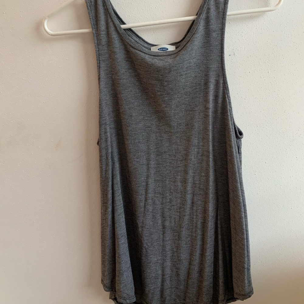 Old Navy Striped Grey Tank